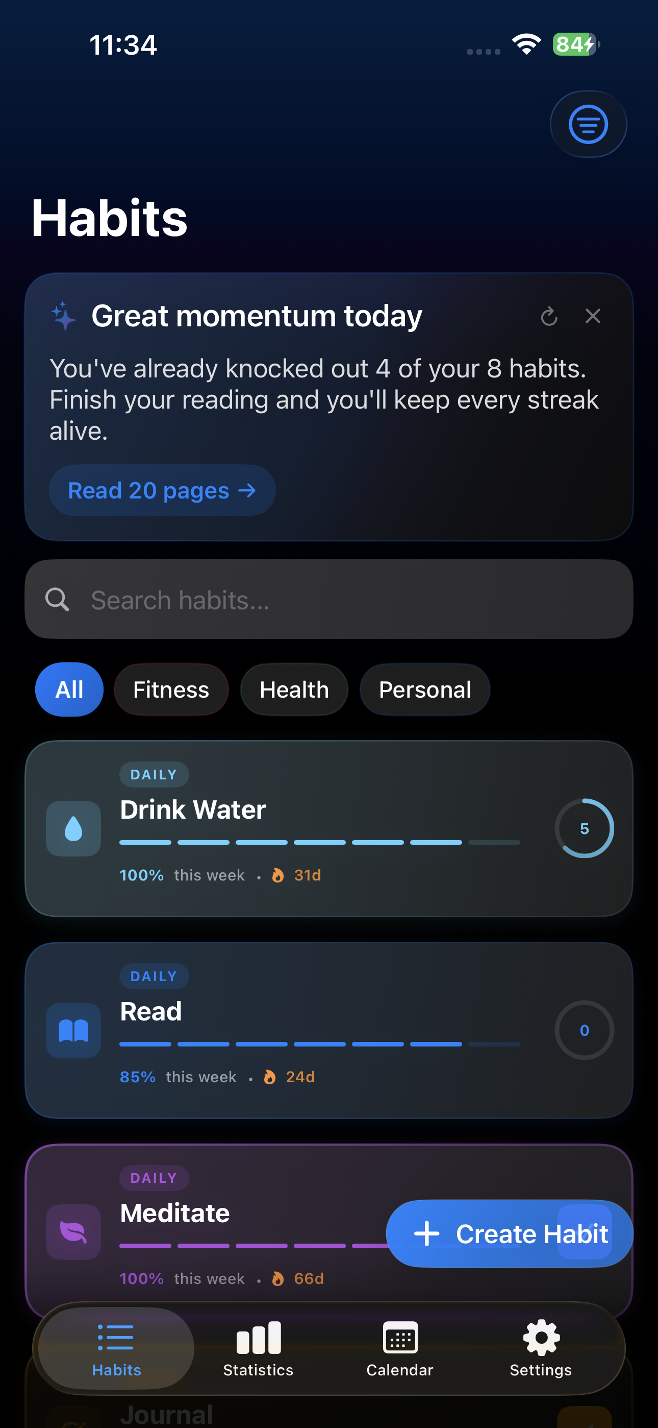 Habits home