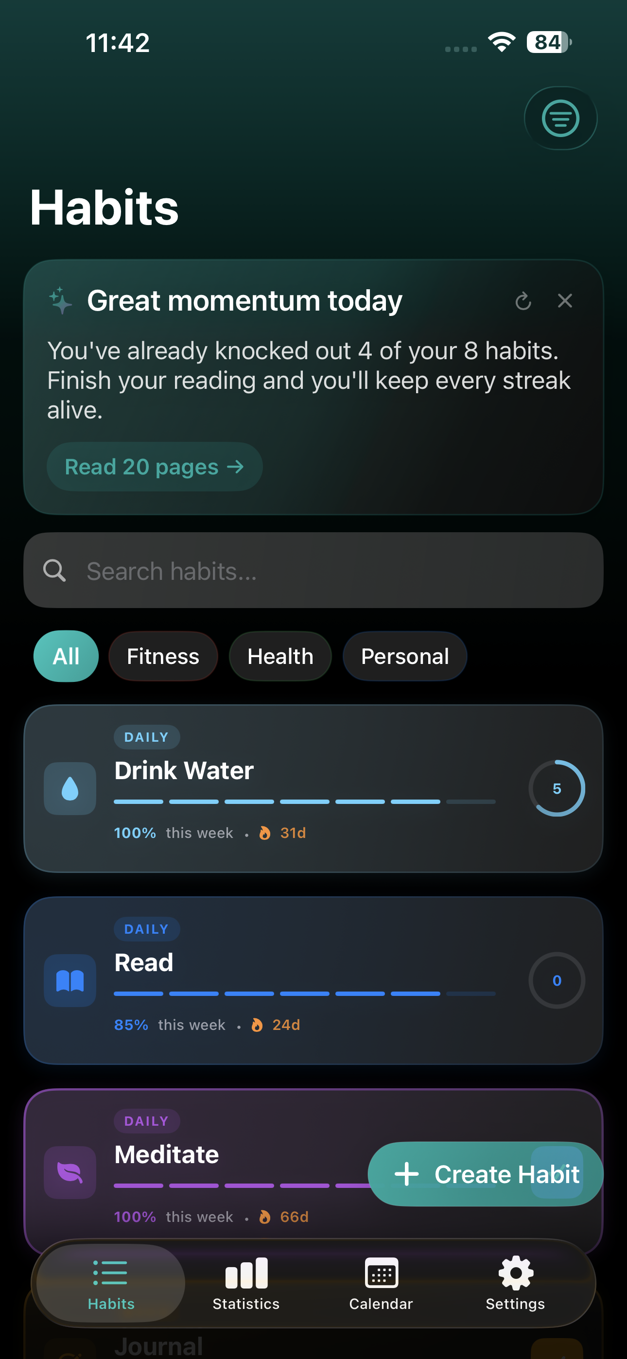 Dark Mint theme